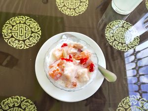 Fruit Cocktail. at Greendale Restaurant Hara Bhara in Gangtok