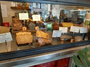 Vegan carrot cake at The Shrewsbury Coffeehouse in Shrewsbury