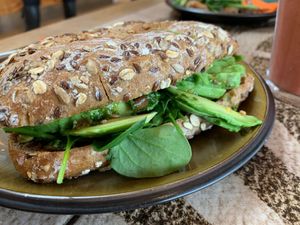 Avocado sandwich at SOZE in Faaborg