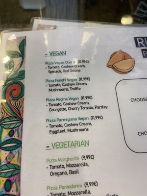 Menu  at Rustica - Pizza Al Tagglio in Lisbon