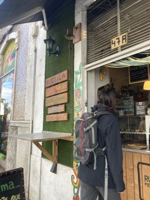 Outside  at Rustica - Pizza Al Tagglio in Lisbon