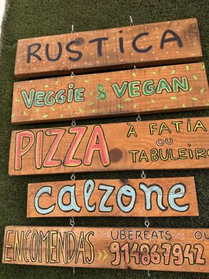 Infosign.  at Rustica - Pizza Al Tagglio in Lisbon