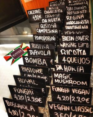 Pizza al day every day at Rustica - Pizza Al Tagglio in Lisbon