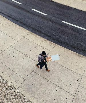 City vibes at Rustica - Pizza Al Tagglio in Lisbon