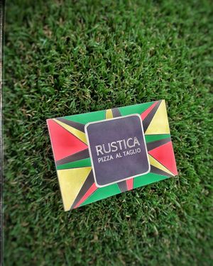 Dont forget your stamp at Rustica - Pizza Al Tagglio in Lisbon