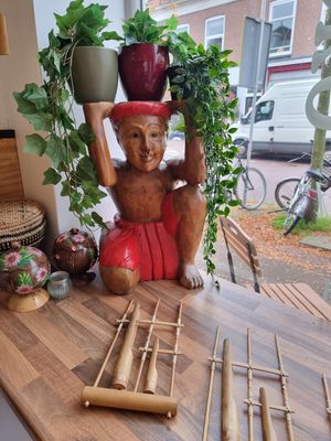 Interior at De Vegetarische Toko in The Hague