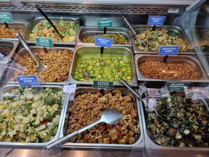 Counter at De Vegetarische Toko in The Hague