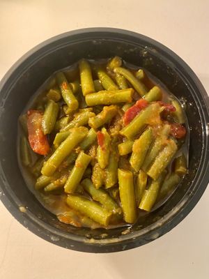 Sambal goreng beans  at De Vegetarische Toko in The Hague