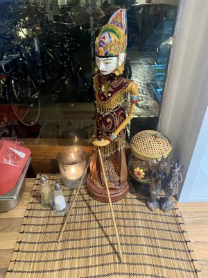 Decor  at De Vegetarische Toko in The Hague