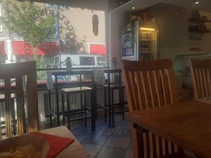 The inside at De Vegetarische Toko in The Hague