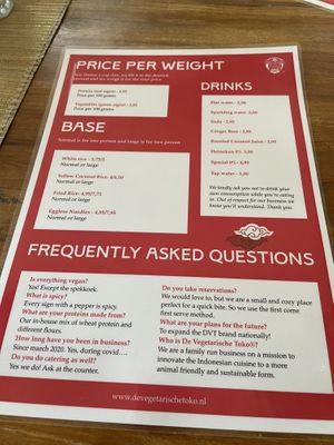   at De Vegetarische Toko in The Hague