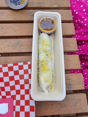 The lemper at De Vegetarische Toko in The Hague