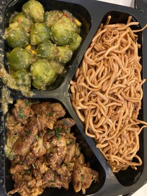 The large meal at De Vegetarische Toko in The Hague