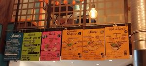 Menu at Gustavo in Grenoble