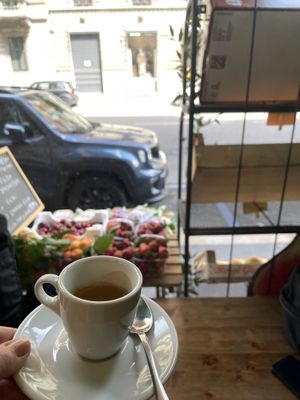 good espresso  at Natural Break in Milan