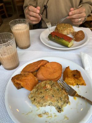 Not sure what anything was called, owner helped me pick what worked for my dietary needs    at Natural Break in Milan