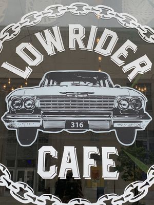 Door Art  at Lowrider Cafe in Toledo