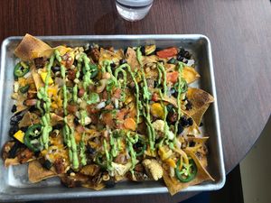 Vegan veggie nachos!   at Taco Mama - Ouachita Ave in Hot Springs
