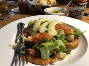 Veggie Sopes  at Taco Mama - Ouachita Ave in Hot Springs