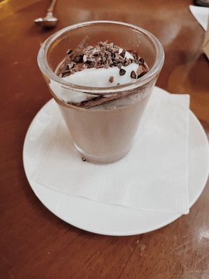 Plant-based chocolate pot at Cecconi's in Miami Beach