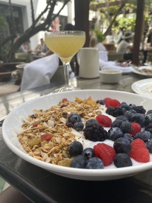 Coconut yogurt  at Cecconi's in Miami Beach