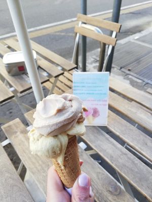 Eis in der Waffel, Portion 2 at Gelato Libre in Milan