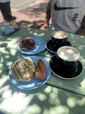 Chai latte and hot chocolate   at Grumpy & Runt in Western Cape