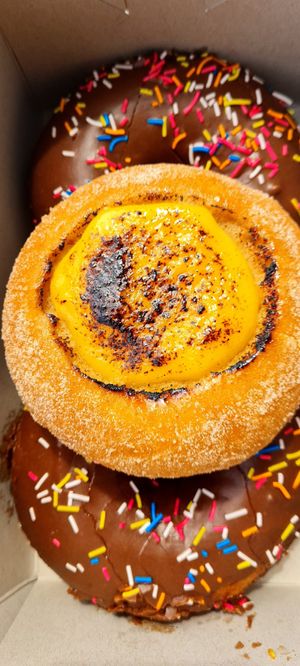 Pastel de nata donut✨️ #Veganuary at Grumpy & Runt in Western Cape