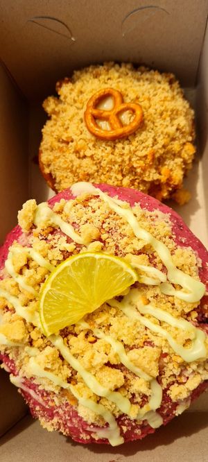 Blueberry Lime & Toffee Pretzel #Veganuary at Grumpy & Runt in Western Cape