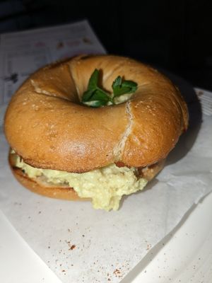 FAKIN' and F'EGG bagel 😋 at Grumpy & Runt in Western Cape