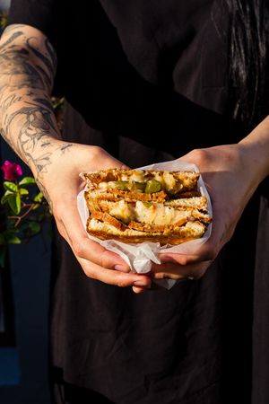 Rueben on rye  at Grumpy & Runt in Western Cape