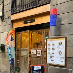 Outside at La Picnic in Barcelona