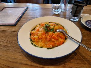 Veganes Möhrengemüse at Schwan in Dusseldorf