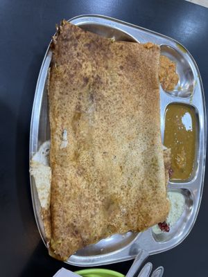 Onion dosa   at Sri Krishna Dosai in Kandy