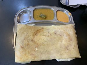 Onion dosa  at Sri Krishna Dosai in Kandy