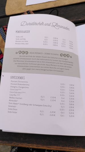 Getränke at Bichl in Burghausen