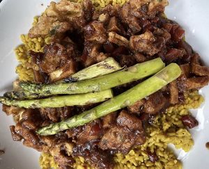 Spicy Jamaican Tofu   at Ramsi's Cafe on the World in Louisville