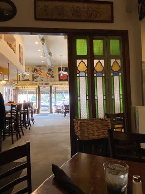 View from our table   at Ramsi's Cafe on the World in Louisville