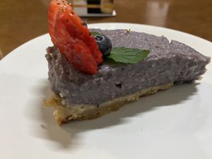 Mixed berry pie .. at Edén in Guadalajara