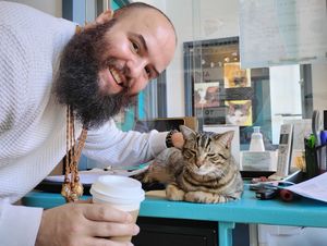 #Veganuary at Crooked Tail Cat Cafe in Greensboro