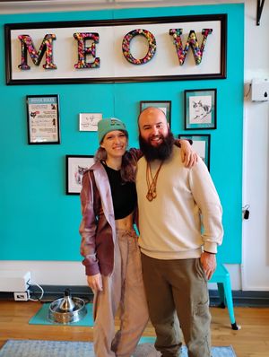 #Veganuary at Crooked Tail Cat Cafe in Greensboro