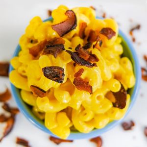 Mac and Cheese with Shittake Bacon at Humble Cafe + Bakery in Lambertville