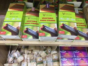 Organic straws  at NongPro in Da Nang