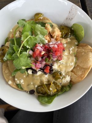 Tofu rancheros   at Box Bar in West Seattle