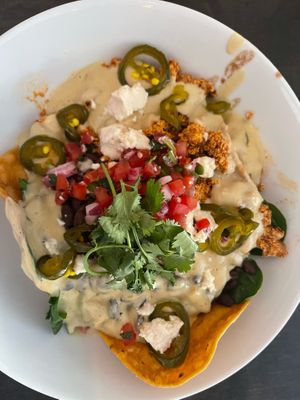 Tofu rancheros   at Box Bar in West Seattle