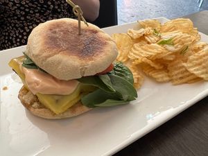 Another Breakfast Sandwich at Box Bar in West Seattle