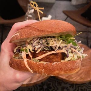 Smokey Barbecue Sandwhich at Box Bar in West Seattle