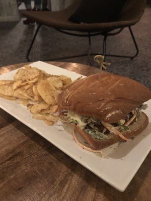 Smokey Barbecue Sandwhich at Box Bar in West Seattle