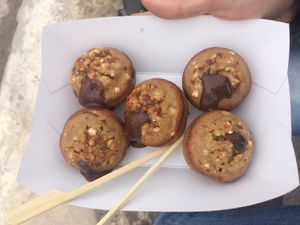 Waffle balls chocolat-praline at Bubble Z in Montpellier