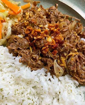 Vegan Adobo Flakes Meal at Botany by WTH Foods in Makati